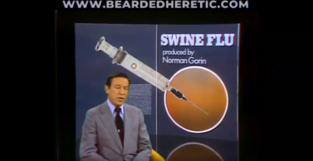 THE SWINE FLU FRAUD OF 1976 (MIKE WALLACE, 60 MINUTES, NOV. 4, 1979)